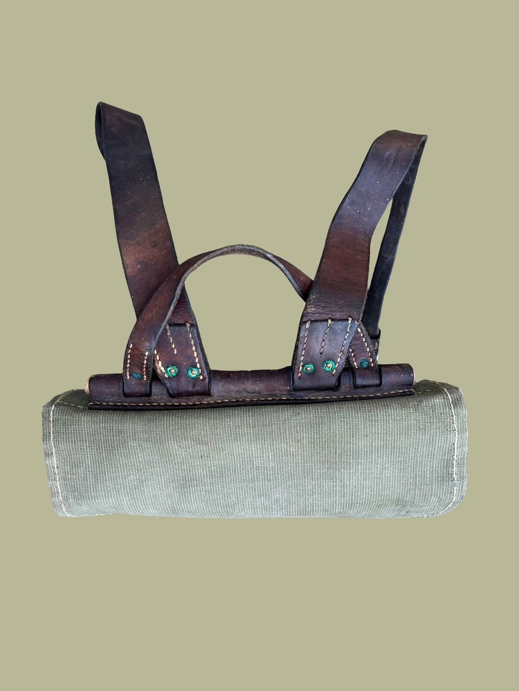 Schweizer Armee Zaini: Sac à Dos Munitions Armée Suisse 1940 WW2 – Usato da Bellevue venduto da Belafer 4