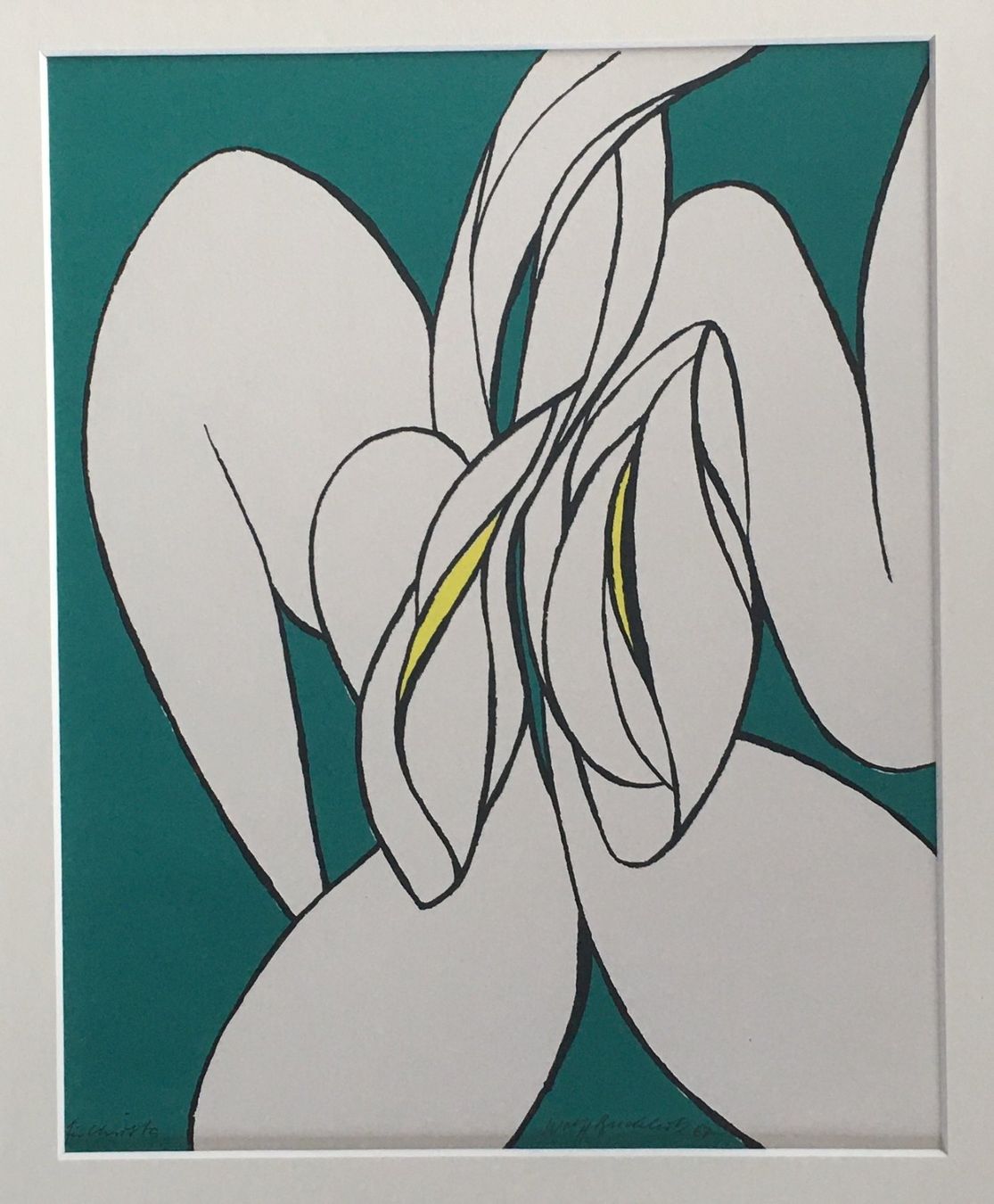 Grafica & Litografie: Wolff Buchholz   "Figürliche Komposition"   Farblithographie – Usato da Nennigkofen venduto da juhit 2