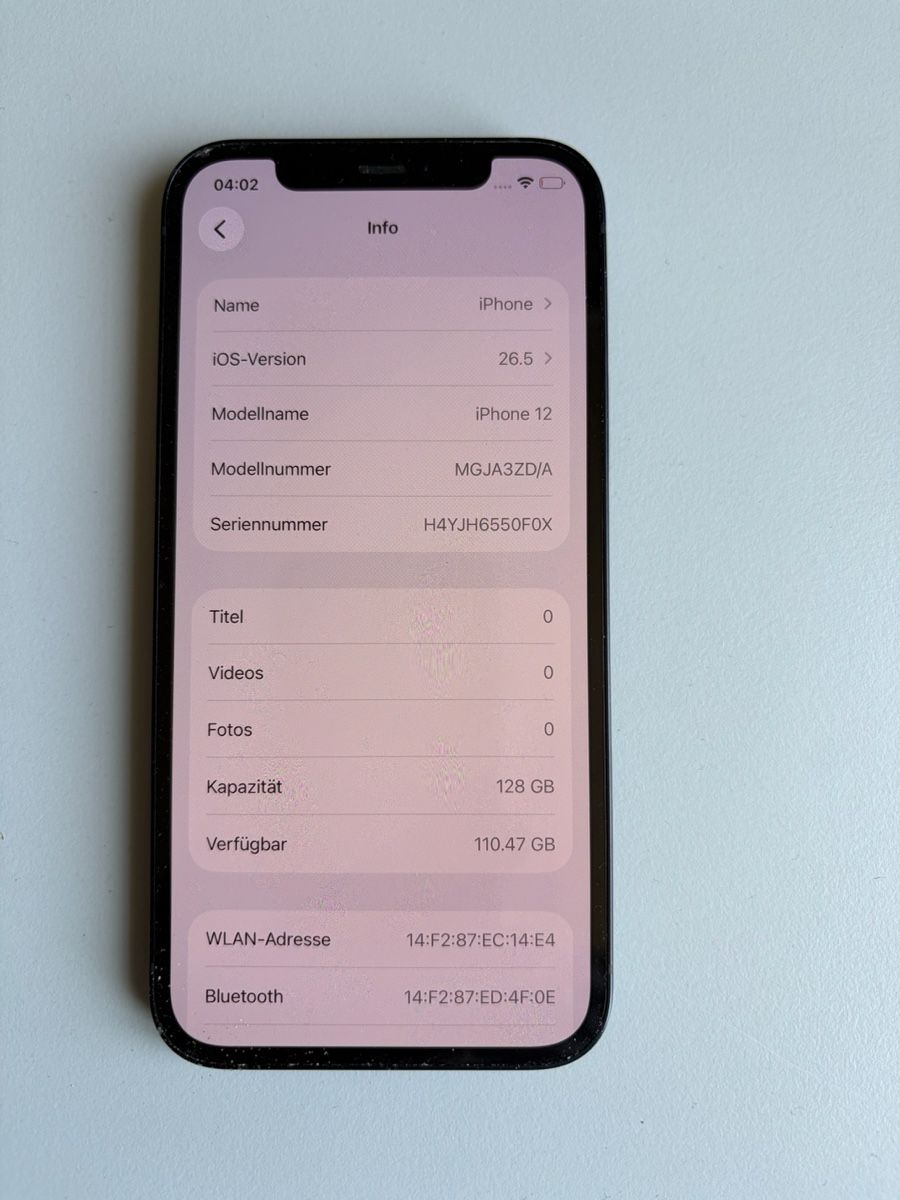 Apple Telefoni cellulari / Smartphones: iPhone 12 128 GB guter Zustand – Usato da Solothurn venduto da Mdib