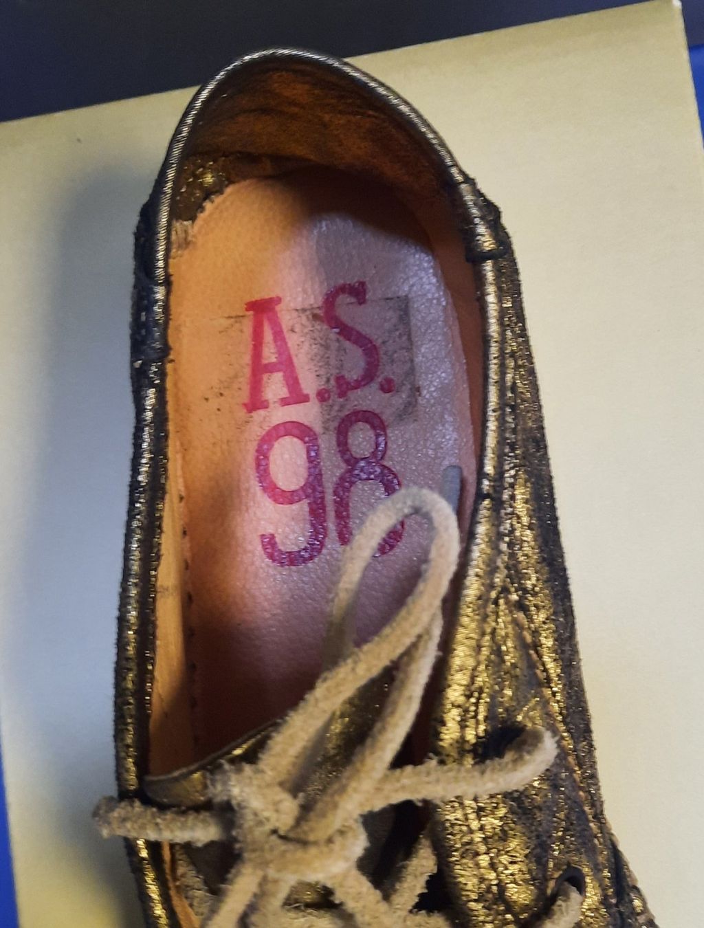 A.S.98 Scarpe da donna: Halbschuh gold-schwarz von A.S.98 – Nuovo e nell'imballaggio originale da Zürich venduto da pia_p95m 3