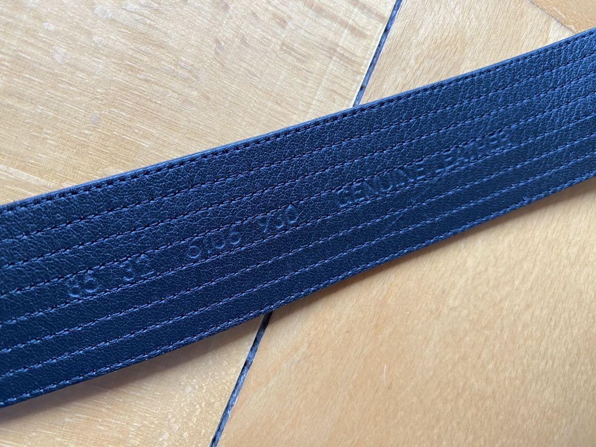Hugo Boss Gürtel: HUGO BOSS Ledergürtel schwarz Gr. 85 – Gebraucht aus Zürich von BarbaraSxh 4