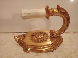 Goldene Wandleuchte Vintage Barock Stil Dekorativ