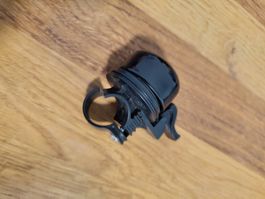 Decathlon Kinderfahrradklingel schwarz beschädigt