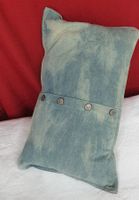 Jeans-Kissen 55 x 35 cm mit Metall Applikationen