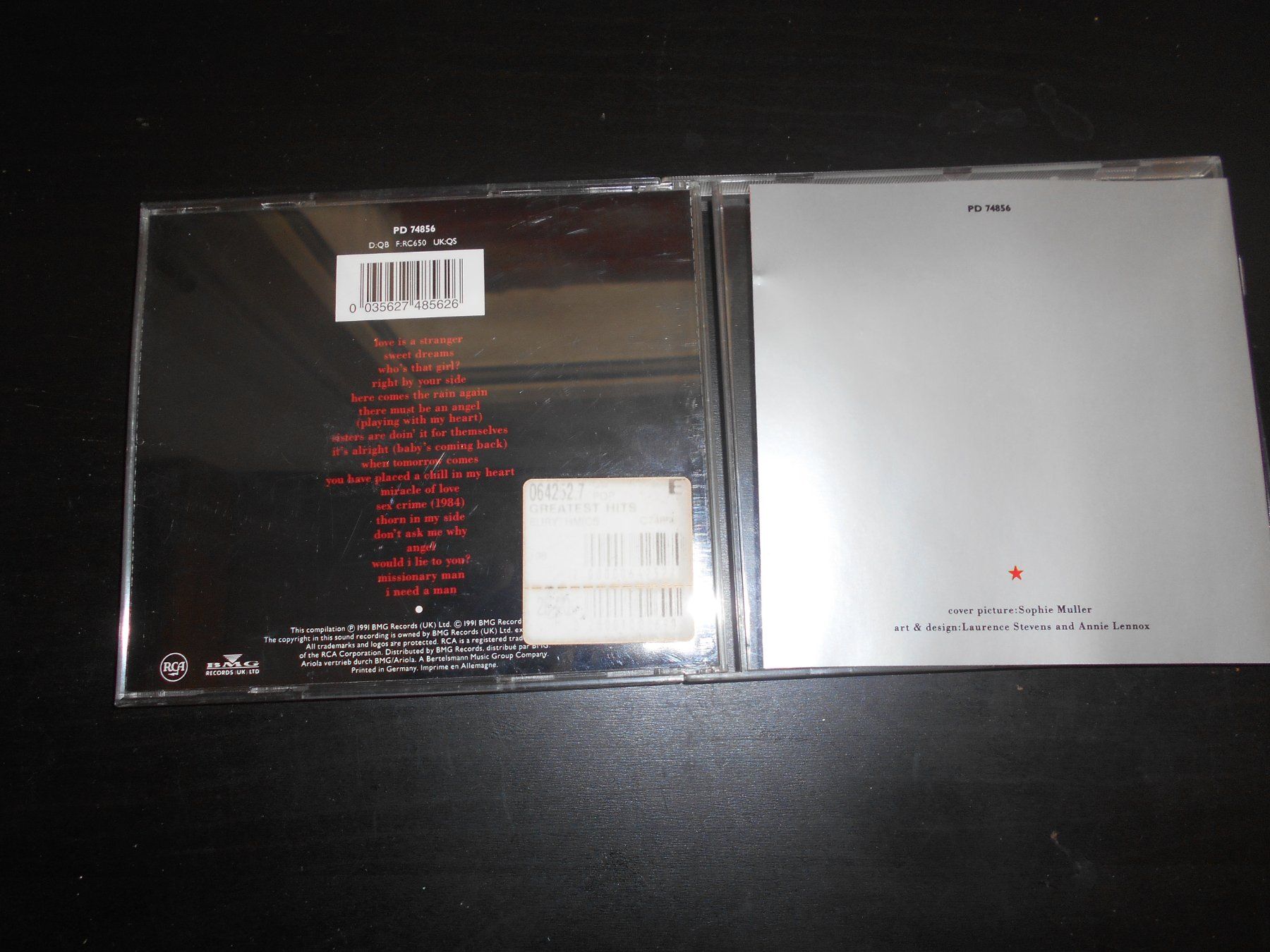 CD: Eurythmics – Greatest Hits / 1991 – Usato da Aarberg venduto da witchhunter01 1