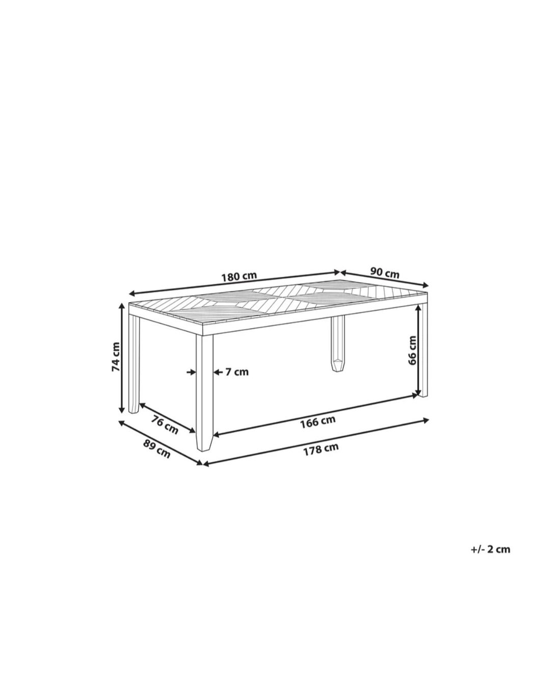 Beliani Tische: Holzgartentisch - Ungebraucht & Originalverpackt – Neu und originalverpackt aus Basadingen von sop_fri 4