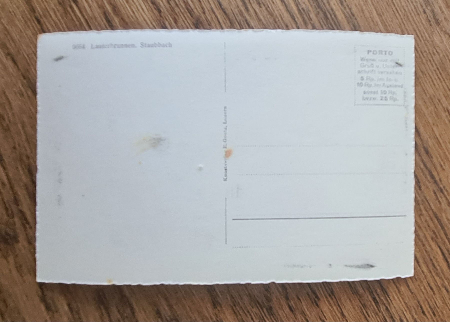 Cartoline postali: Lauterbrunnen, Staubbach – Usato da Ebikon venduto da Donar50 1