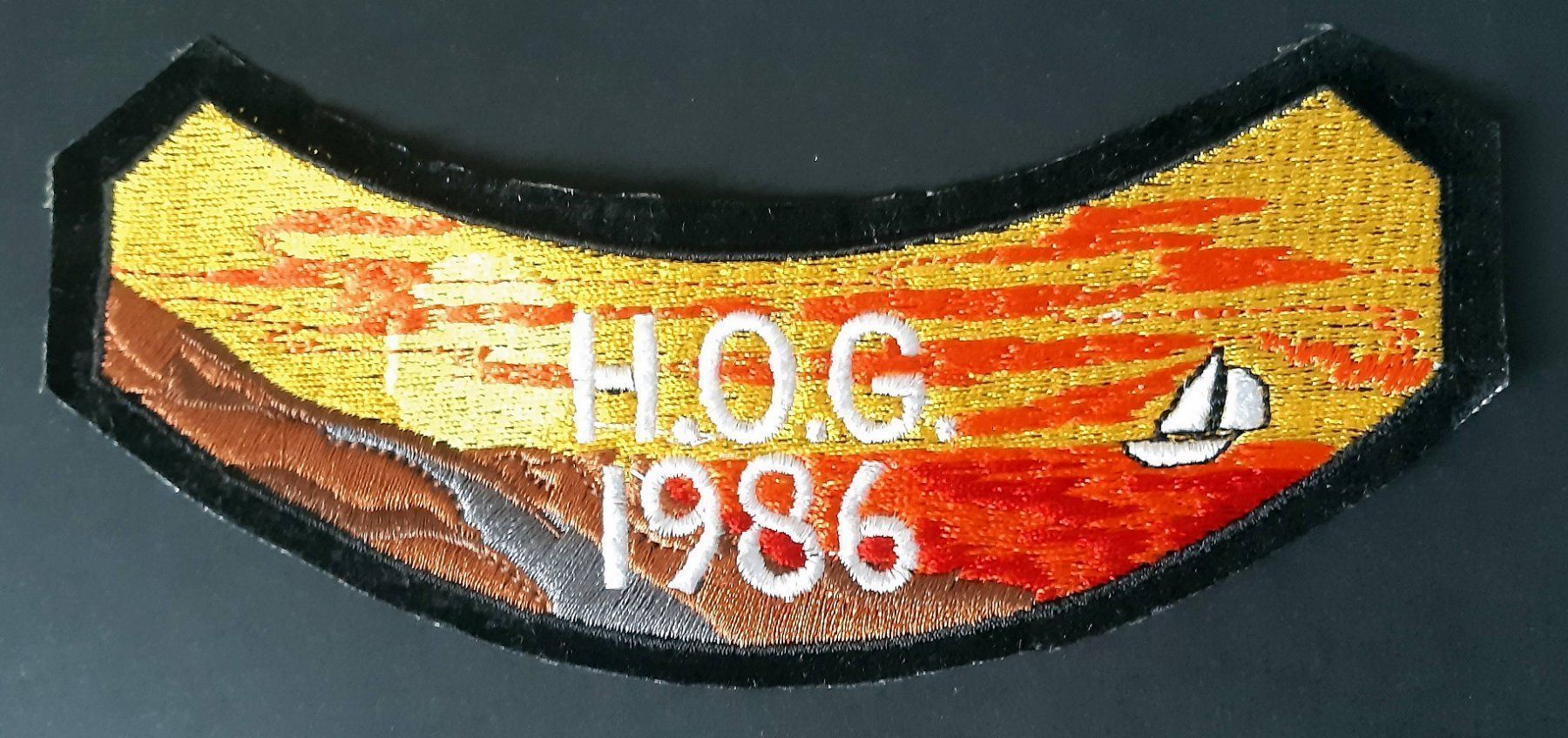 Harley-Davidson Patches: 1986 HARLEY PATCH HOG OWNERS GROUP BIKER – Neu (gemäss Beschreibung) aus Lugano von YouWantUS