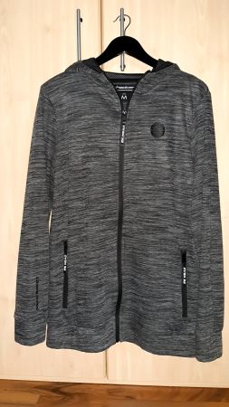Coole CRSNGDVSN Herren Zip-Jacke, grau melliert Gr. M, neu!