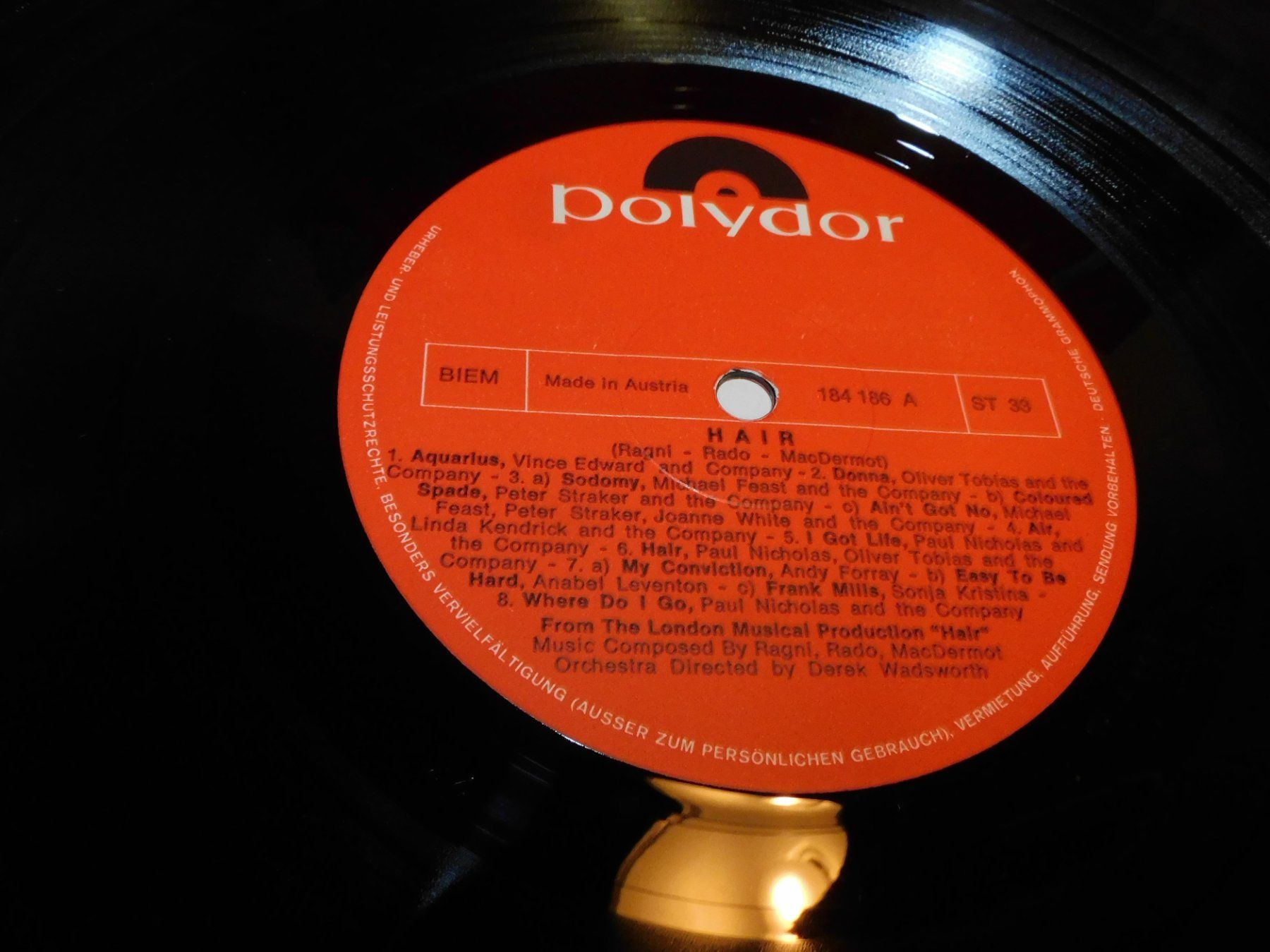 Dischi in vinile: LP - Hair   - Schallplatte LP  unde – Usato da Sursee venduto da 76 5