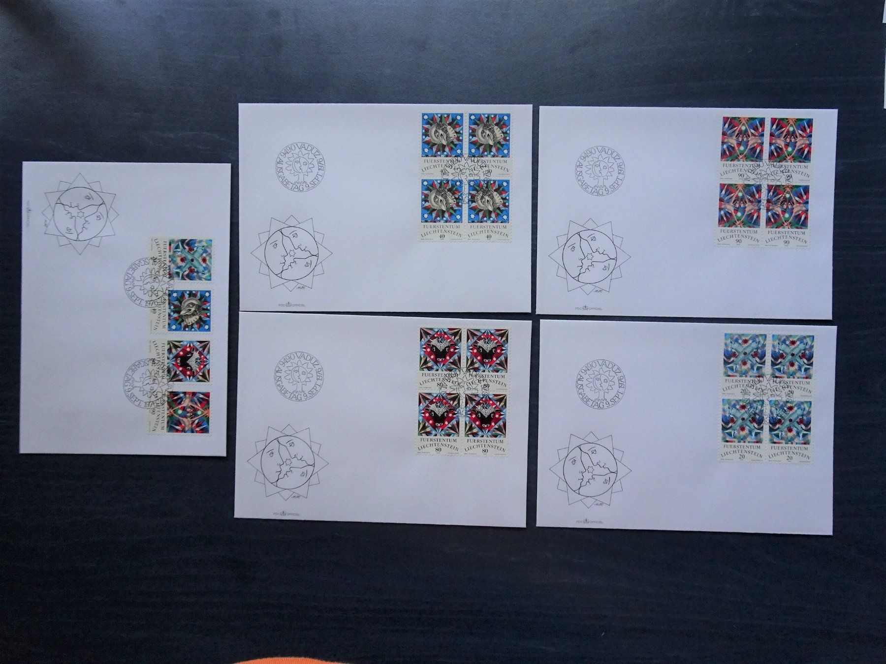 Tutti i francobolli: Serie FDC 1976 – Usato da Aadorf venduto da Chnorli-Furz