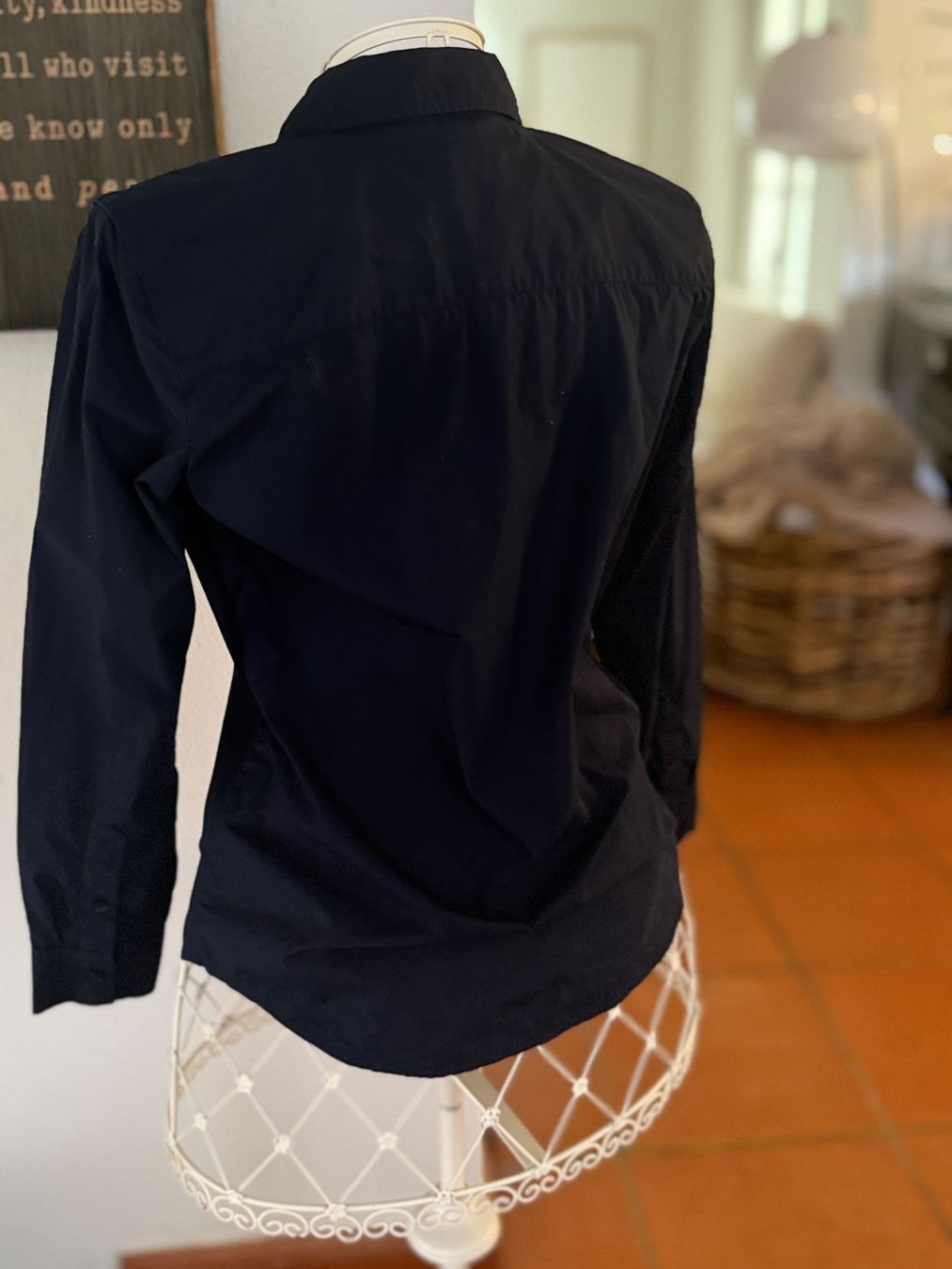 Tommy Hilfiger Camicette: Tommy Hilfiger Hemd 38 Navy blau – Usato da Fehraltorf venduto da Erdo81 3