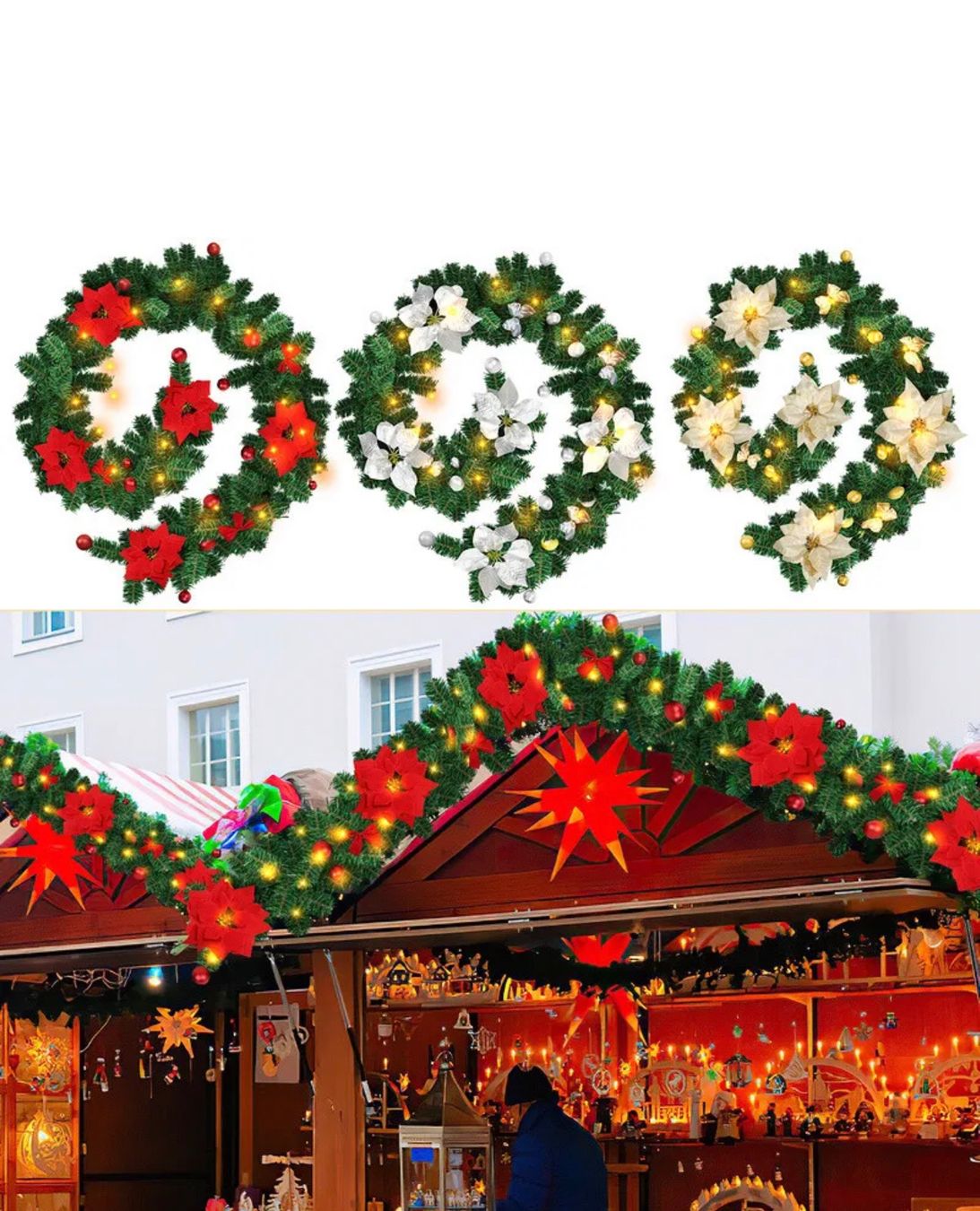 Weihnachtsgirlande In-Outdoor Christmas Tannengirlande (Neu und originalverpackt) in Amriswil für CHF 42 – mit Lieferung auf Ricardo kaufen