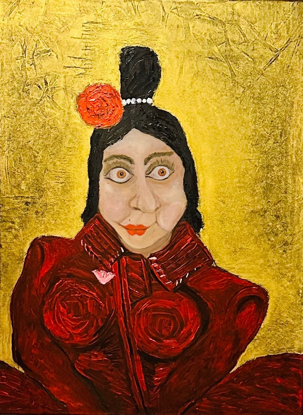 Dipinti: Donna Rosa /Oil Bild/Kunst Doks – Nuovo e nell'imballaggio originale da Beromünster venduto da dok_b8mf