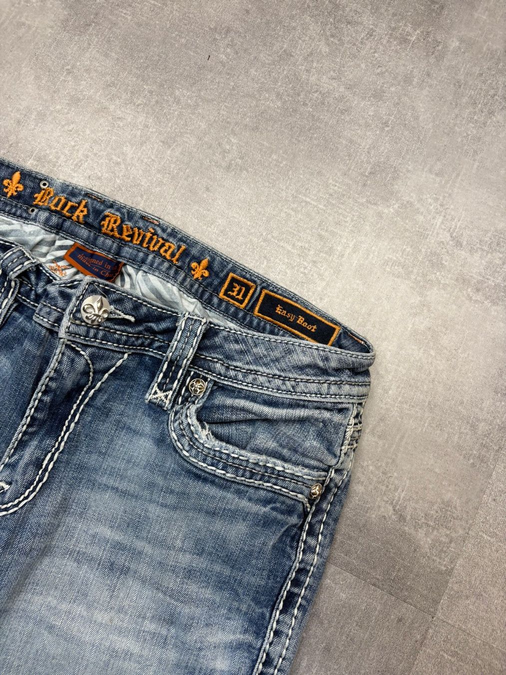 Jeans: Rock Revival Bootcut Flared Jeans - Grösse L/31 – Usato da Werdenberg venduto da hase.vintage 4