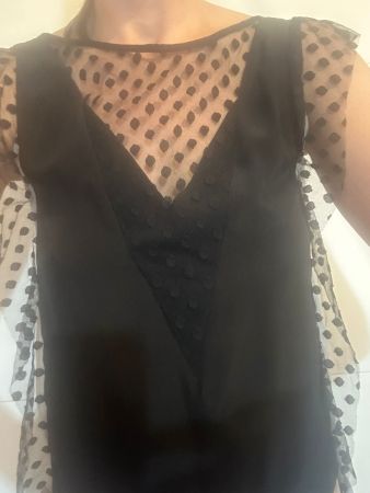 Sandro Paris Top, schwarz, Gr. 36, wie neu, ideal für Sommer