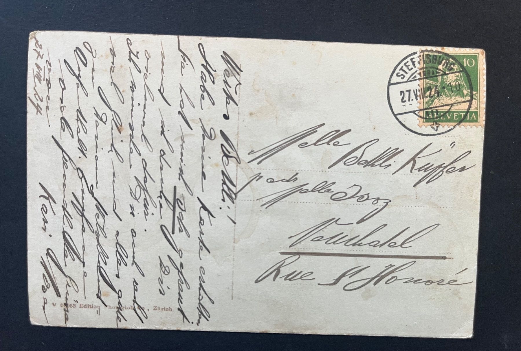Cartoline postali: Steffisburg bei Thun ca. 1930 – Usato da Ostermundigen venduto da DaxKarten-75 1