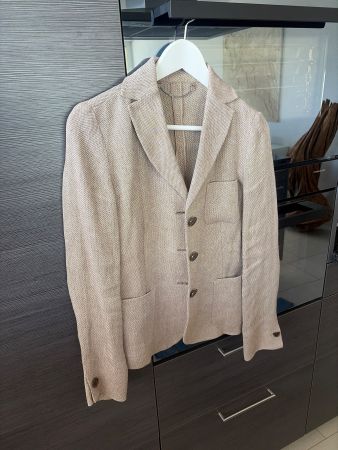 Max Mara Weekend Leinenblazer Braun/Taupe Gr. 36 – leicht