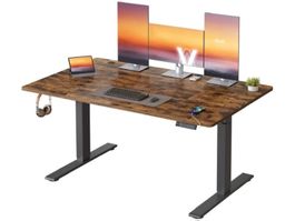 Höhenverstellbarer Schreibtisch elektrisch 140x80cm STELLAR