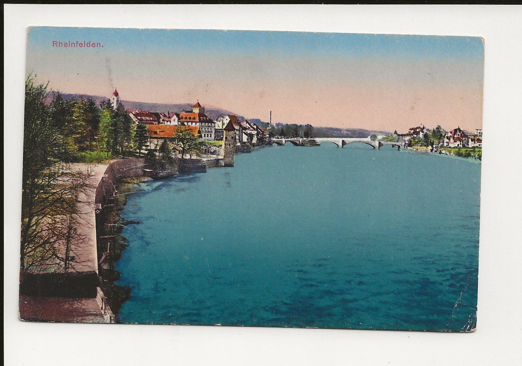 Cartoline postali: AK 1917  Rheinfelden - Feldpost – Usato da Greifensee venduto da 315WDO