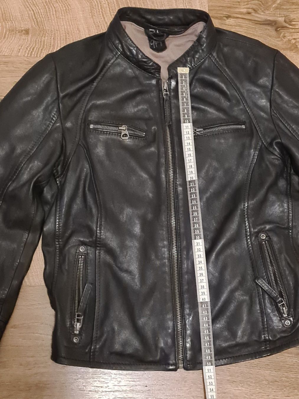 Giacche: dunkelbraune Lederjacke Grösse L – Usato da Olten venduto da chaas21 2