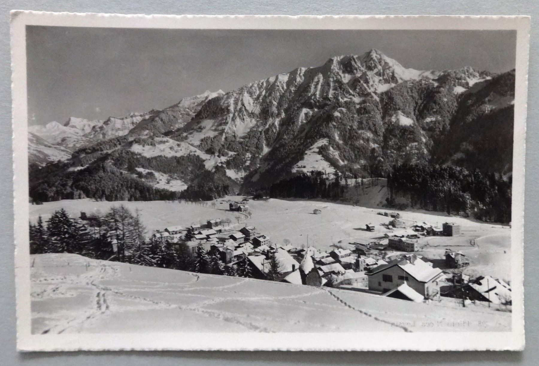 Ansichtskarten: Leysin - Village et le Chamossaire – Gebraucht aus Fétigny von Billy2miny