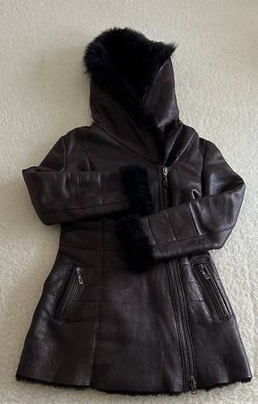 ILGAZLI Damen Lammfell-Jacke/Kurzmantel Gr. S