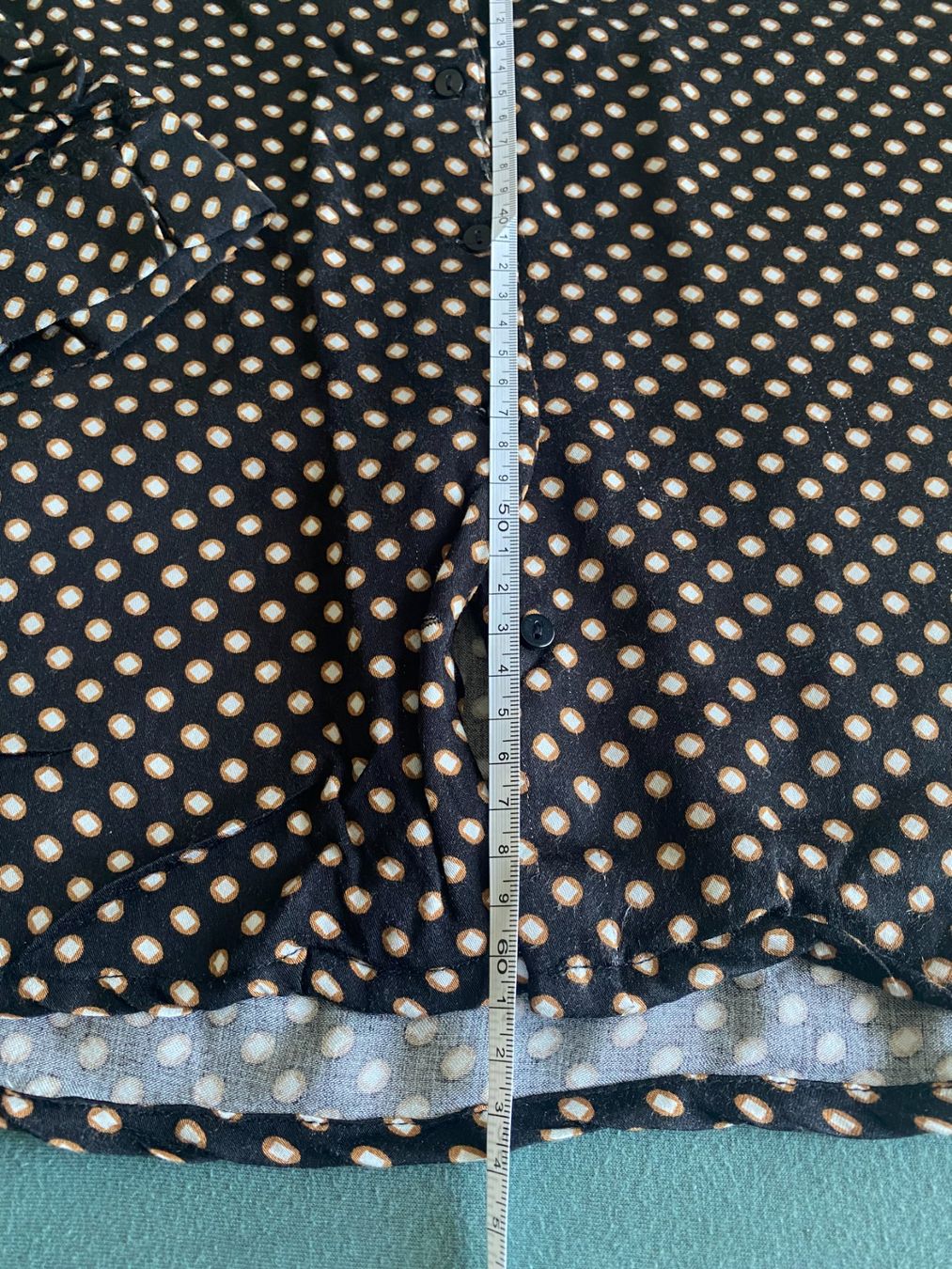 Mango Camicette: MNG, Mango, Bluse, Hemd dunkelbraun, Muster, Gr. XL – Usato da Gümligen venduto da Primeselection 1