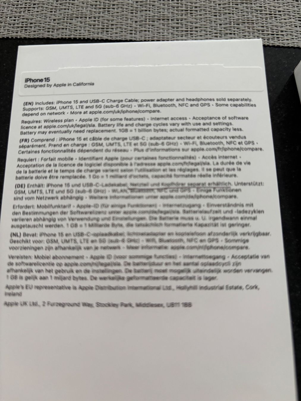 Apple Telefoni cellulari / Smartphones: I Phone 15 – Usato da Oberwil-Lieli venduto da Michele46 1