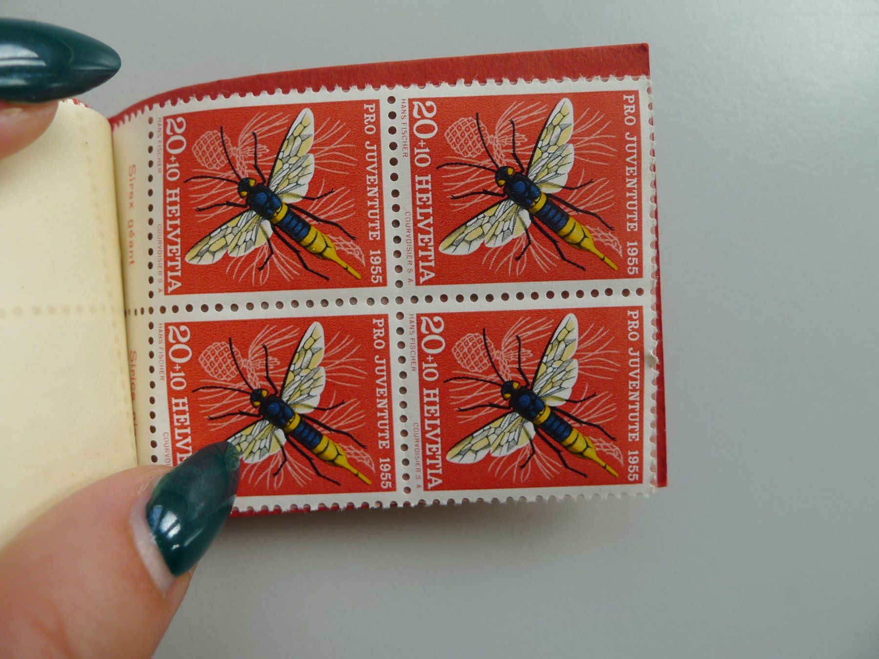 Alle Briefmarken: 1955, Markenheft PJ Nr.4 postfrisch + komplett. Kat: 110.- – Gebraucht aus Sursee von Luzernerraute 3
