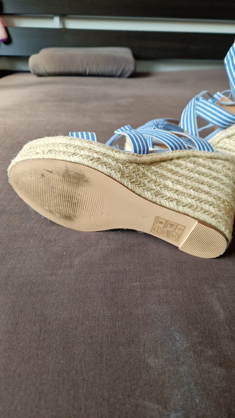 Scarpe da donna: Strand Schuhe von River Island, Gr. 41 – Usato da Laax GR venduto da Schoelli2 4