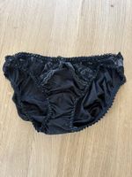 Panty Damen schwarz Spitze Grösse L Top Zustand 