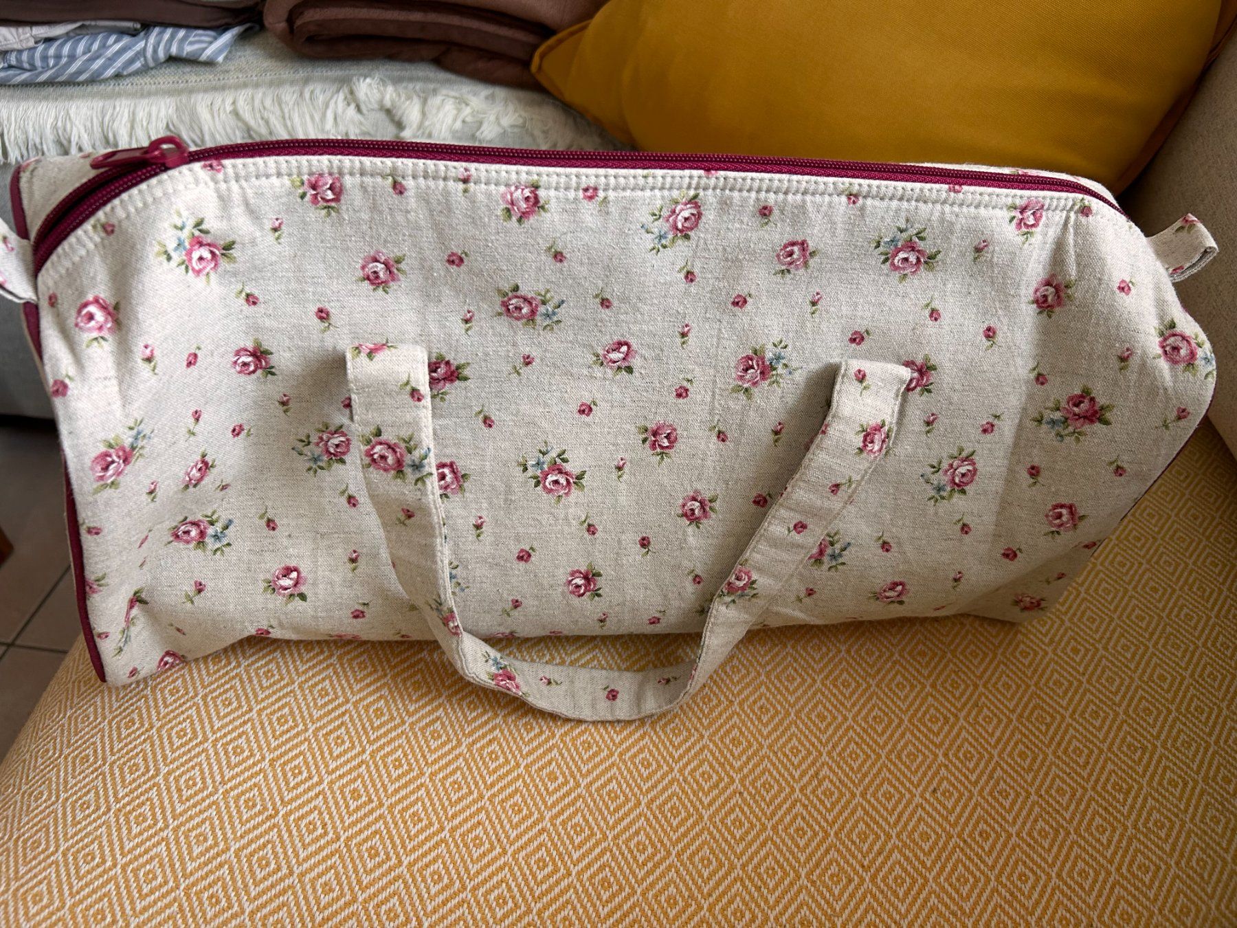 Taschen für Damen: Baumwollstrick- und Projekttasche – Neu (gemäss Beschreibung) aus Winkel von Hawid8 1
