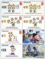 8 Telefonkarten Frankreich   *