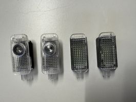 4x originale Audi Türbeleuchtungen