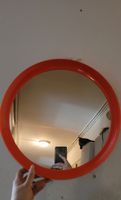 Miroir rond orange vintage - Déco tendance actuelle!