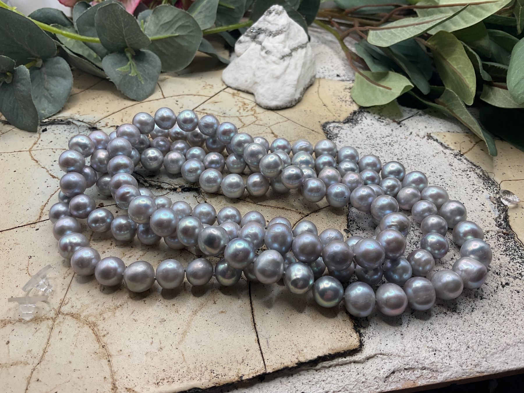 Colliers: Collier Süsswasserperlen lang – Neuf avec emballage d'origine à luzern par Alpendorf1