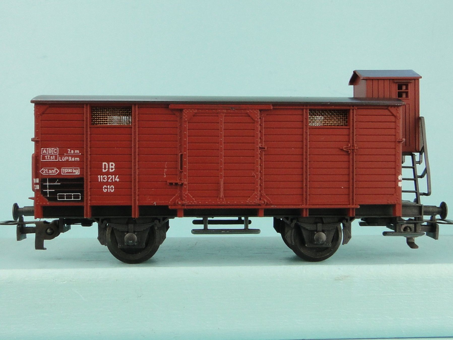 Liliput Modellini di ferrovie: Liliput DB Wagen mit Bremserhaus – Usato da Bülach venduto da cann11 4