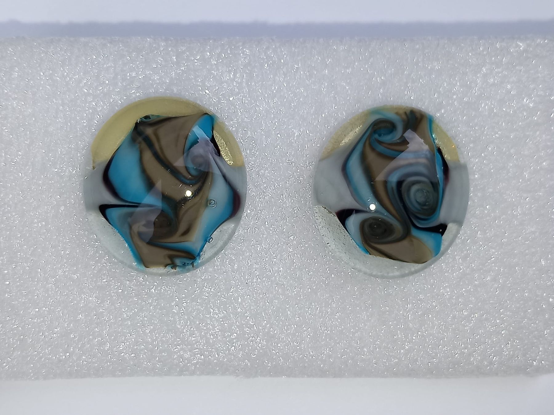 Murano Ohrringe & -stecker: Schöne Murano Glas Ohrringe mit Silber 925 – Gebraucht aus Winterthur von Jopf1 3