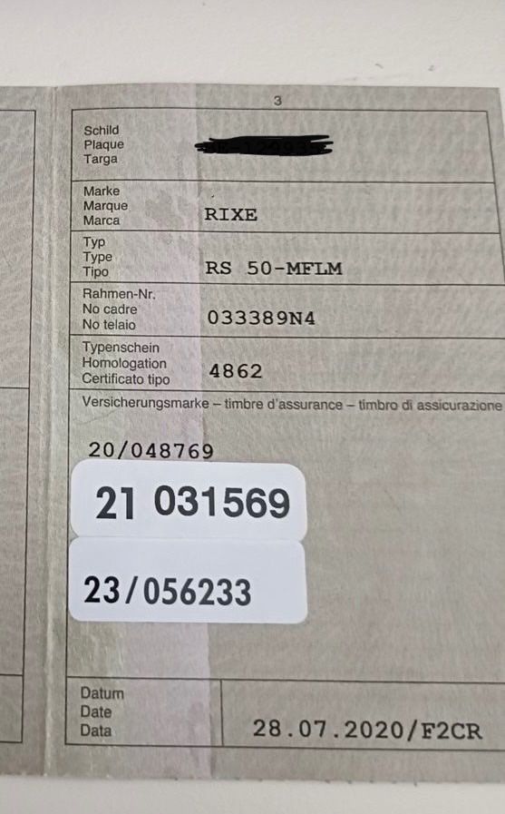 Rixe Ciclomotori: Mofa Rixe Sachs 502 Handschaltung mit Anhänger – Usato da Schattdorf venduto da wal_5l5t 3