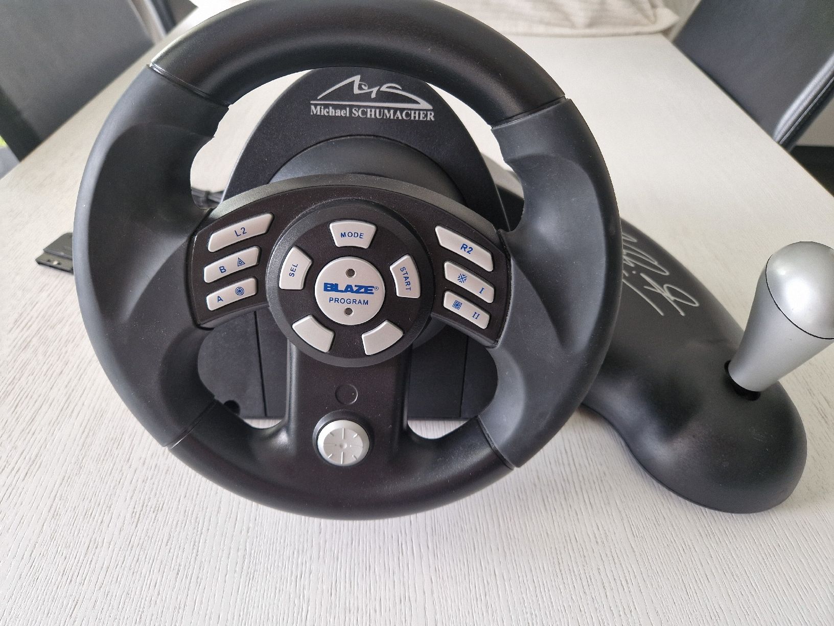 Controller: PS2, Racing Wheel, Michael Schumacher Edition | mit Video – Usato da Rüfenacht BE venduto da Raemu.Verified 1