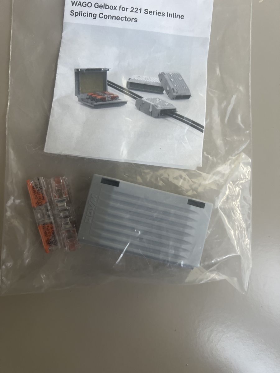 Wago Elektronikbauteile: WAGO Gelbox 221 Serie Inline Splicing Connectors, Neu! – Neu und originalverpackt aus Dietikon von Emoruk 1