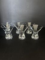 Rarität! Rosenthal Set von 6 Wilhelm Wagenfeld Likörgläsern