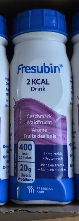 6 Flaschen Fresubin 2 KCAL Drink Waldfrucht - Energie pur! (Neu und ...