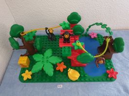 E18: Lego Duplo Affen mit Spezialplatte