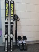 ski 127cm, Skischuhe&Stöcke