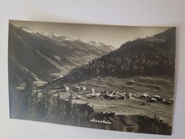 Alte Ansichtskarte Davos Monstein Phot. J. Trauffer Rmu