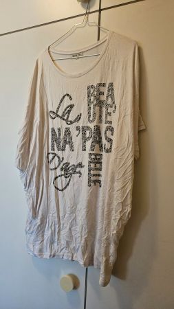 Maglietta bianca Bluoltre TU rayon