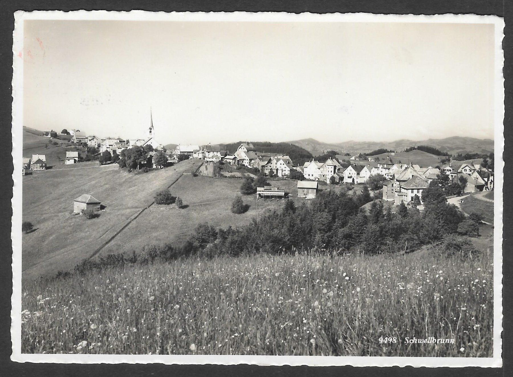 Cartoline postali: Schwellbrunn Dorfansicht – Usato da Olten venduto da clotaldi