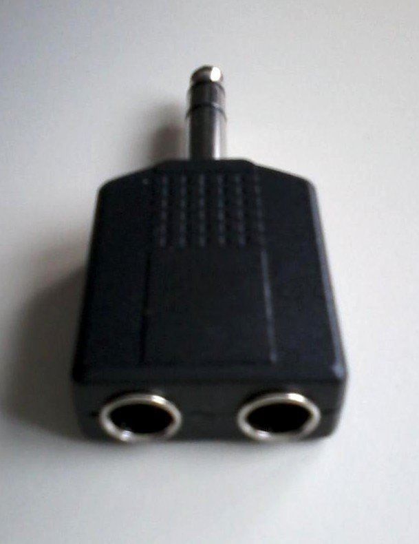 Adattatori: Adapter Klinke 6,3/ 2x Buchse 6,3 stereo – Nuovo (secondo la descrizione) da Basel venduto da SchoenesWetter 1